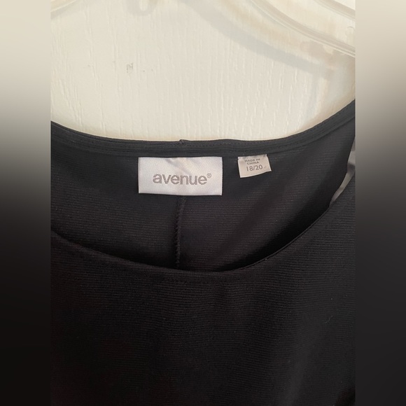 Avenue size 18/20 Black A-Line Dress - Picture 3 of 8